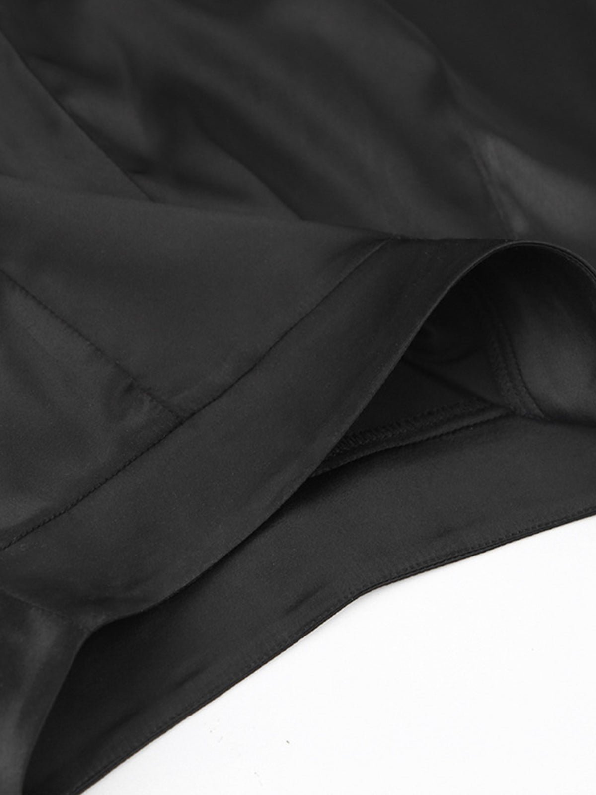 Oversized Satin Wide Leg Dress Pants - 图片 3