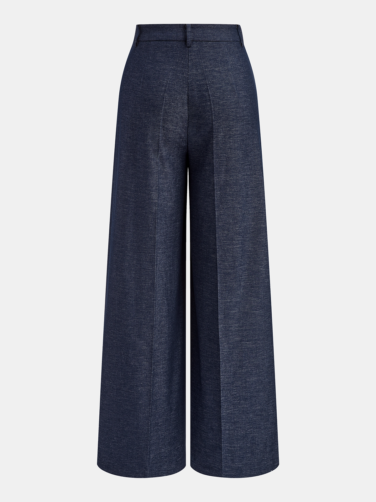 Asymmetric Wrap Wide-Leg Pants - 图片 2