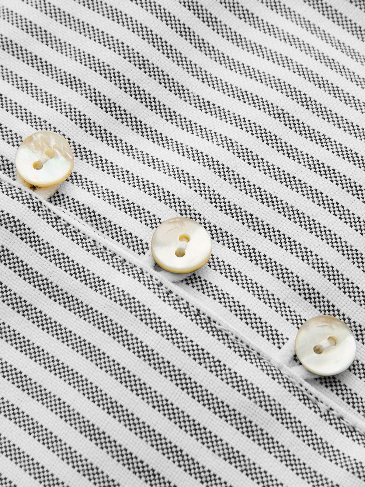 Striped Lace Trim Button-Front Tank Top - 图片 4