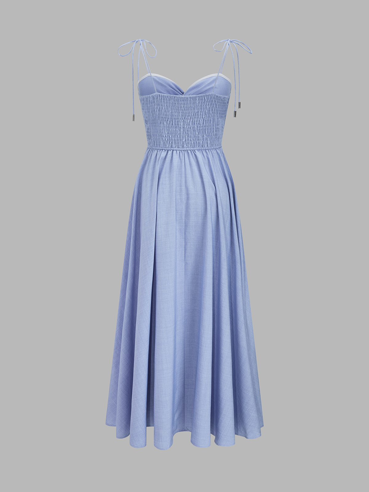 Cutout Tie Strap Maxi Dress - 图片 3