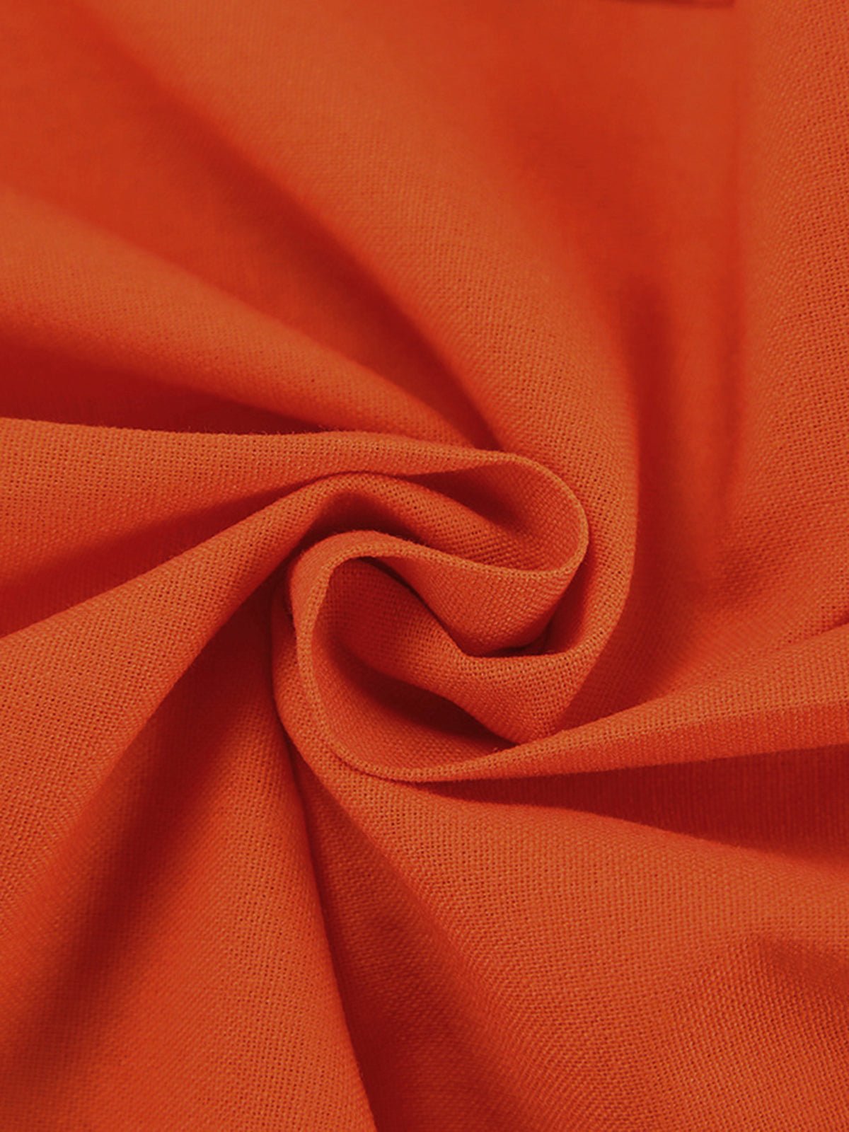 Relaxed Fit Vitamin C Linen Cotton Wide Leg Pants - 图片 4