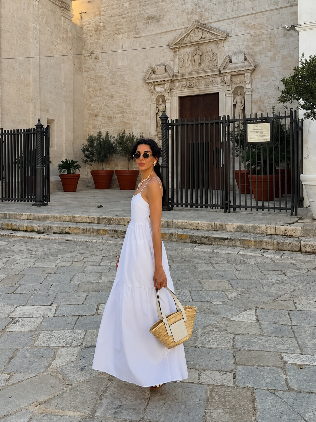Solid Backless Long Dress - 图片 7